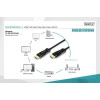 Kabel połączeniowy hybrydowy AOC HDMI 2.0 Premium HighSpeed 4K/60Hz UHD HDMI A/HDMI A M/M czarny 15m-4424347