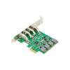 Karta rozszerzeń (Kontroler) USB 3.0 PCI Express 4xUSB 3.0 Low Profile Chipset: VL805-4427423