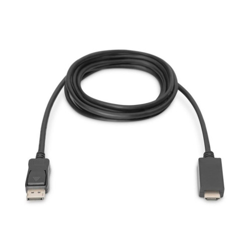 Kabel adapter DisplayPort 1.2 z zatrzaskiem 4K 60Hz UHD Typ DP/HDMI A M/M czarny 3m-4420194