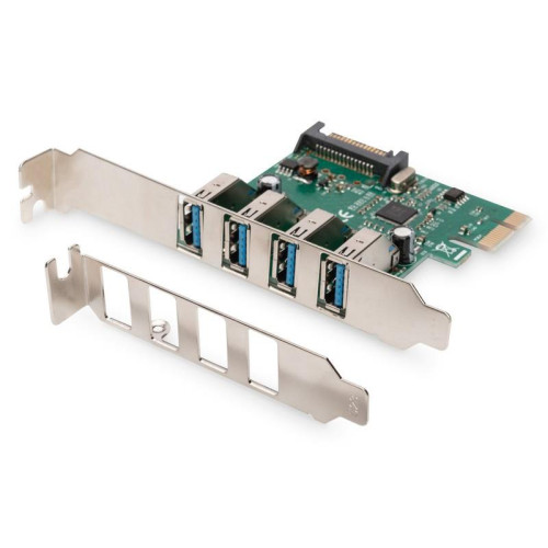 Karta rozszerzeń/Kontroler USB 3.0 PCI Express, 4xUSB 3.0, Chipset: VL805-753411