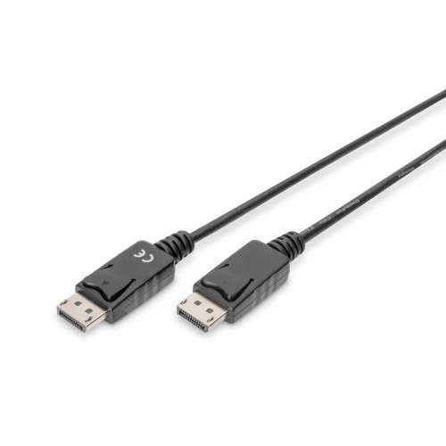 Kabel połączeniowy DisplayPort z zatrzaskami 1080p 60Hz FHD Typ DP/DP M/M czarny 1m-4420712