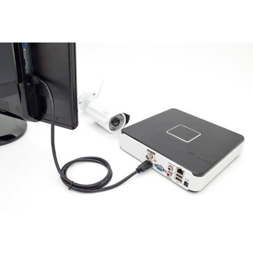 Kabel połączeniowy HDMI HighSpeed z Ethernetem 4K 60Hz UHD Typ HDMI A/HDMI A M/M czarny 5m-4420837