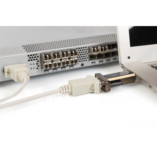Konwerter/Adapter USB 2.0 do RS232 (DB9) z kablem USB A M/Ż długość 80cm-4422256