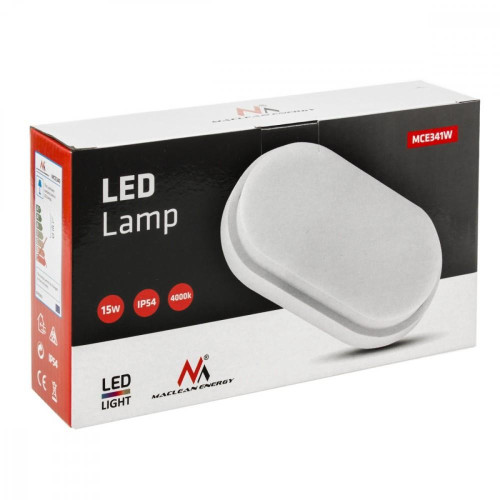 Lampa LED Ścienno sufitowa 15W MCE341 W -4426319