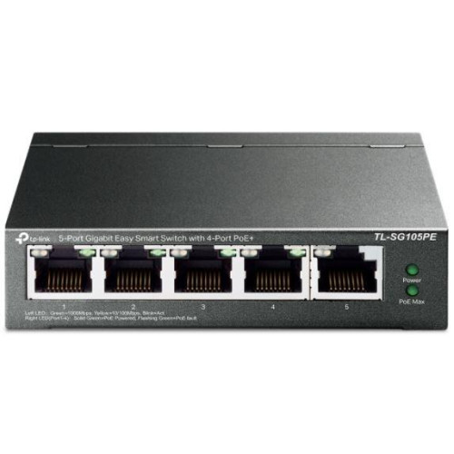 Przełącznik SG105PE Switch Smart 5xGb (4xPoE+) -4426805