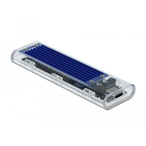 Obudowa zewnętrzna dla M.2 NVME PCIe SSD z USB Type-C żeńskim Przezroczysta-4429189