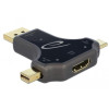 Adapter 3w1 USB cm/Displayport(M)/Displayport MINI (M)->HDMI(F)-4431493