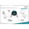 Kabel połączeniowy hybrydowy AOC HDMI 2.1 Ultra High Speed 8K/60Hz UHD HDMI A/HDMI A M/M 20m Czarny-4437508