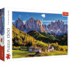 Puzzle 1500 elementów Dolina Val di Funes Dolomity Włochy-4438527