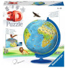 Puzzle 180 elementów 3D Kula Dziecinny globus-4439305