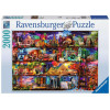 Puzzle 2000 elementów Świat książek -4439355