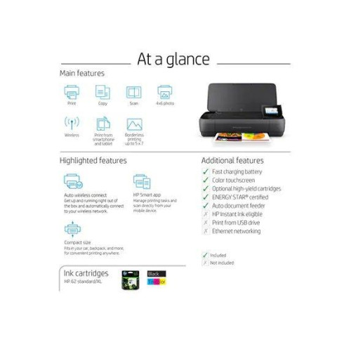 HP Officejet 250 AiO Printer CZ992A-4435182