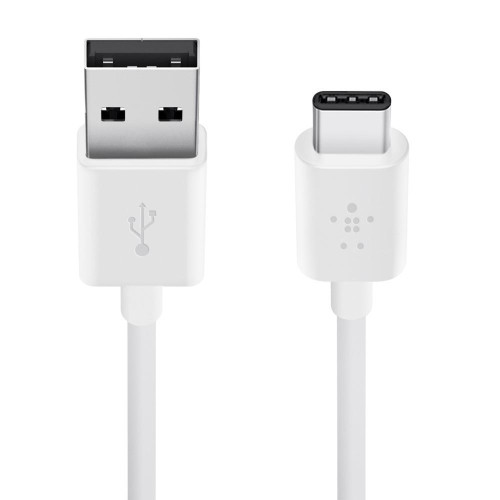 Kabel USB-A - USB-C 3m biały-4435574