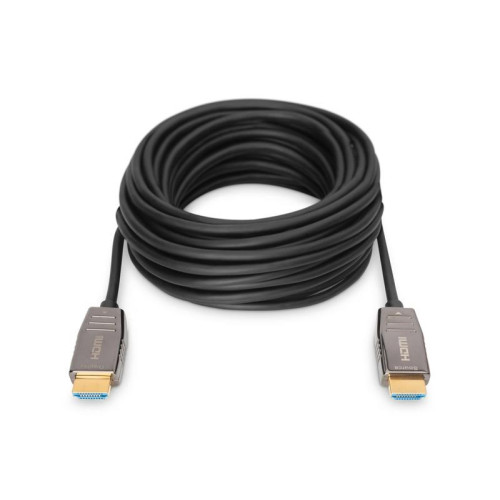Kabel połączeniowy hybrydowy AOC HDMI 2.1 Ultra High Speed 8K/60Hz UHD HDMI A/HDMI A M/M czarny 10m-4437500