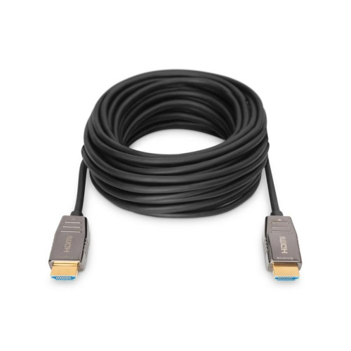 Kabel połączeniowy hybrydowy AOC HDMI 2.1 Ultra High Speed 8K/60Hz UHD HDMI A/HDMI A M/M 20m Czarny-4437506