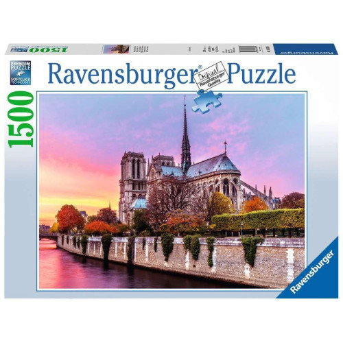 Puzzle 1500 elementów Katedra Notre Dame-4439074