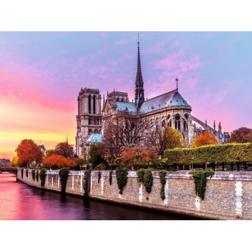Puzzle 1500 elementów Katedra Notre Dame-4439075