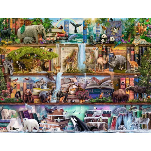 Puzzle 2000 elementów Świat zwierząt -4439352