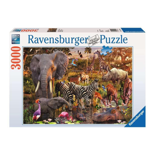 Puzzle 3000 elementów Zwierzęta Afryki-4439365