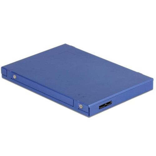 Obudowa SSD zewnętrzna MSATA +M.2 2.5 USB 3.1 MICRO-B USB niebieska-4439810