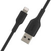 Kabel PVC USB-C to Lightning 1m Black-4440899