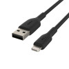 Kabel PVC USB-C to Lightning 1m Black-4440900
