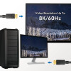 Kabel DisplayPort 8K 60Hz,4K/120Hz 5m Czarny-4445315