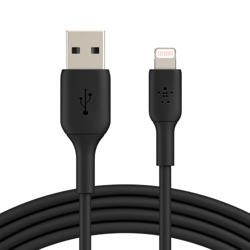 PVC USB-A to Lig htning 3m Black-4440766