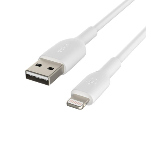 Kabel PVC USB-A to Lig htning 1m White-4440779