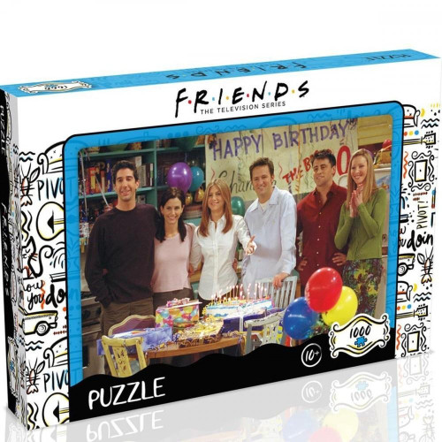 Puzzle 1000 elementów Przyjaciele Urodziny-4441590