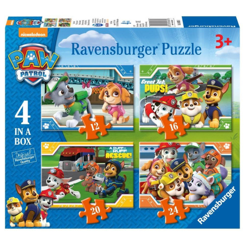 Puzzle 4w1 Drużyna Psi Patrol -4442761