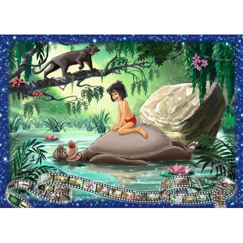 Puzzle 1000 elementów Walt Disney Księga Dżungli-4443260