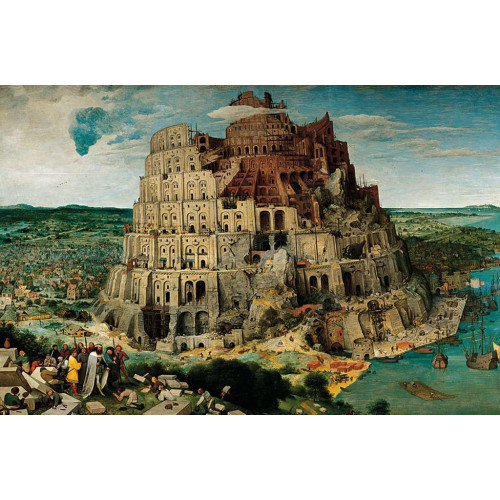 Puzzle 5000 elementów Zburzenie Wieży Babel-4443270