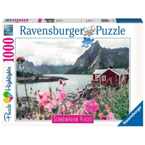 Puzzle 1000 elementów Skandynawskie Domek-4443597