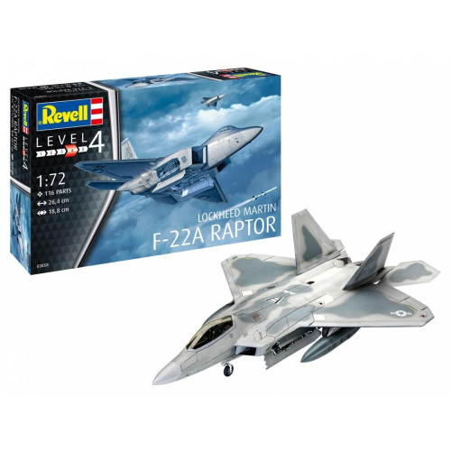 Model plastikowy Lockheed Martin F-22A Raptor-4445212