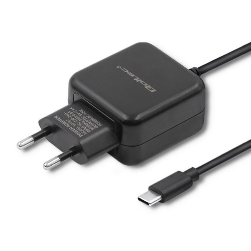 Ładowarka sieciowa 5V | 2.4A | 12W | USB typ C | Czarna -4445507