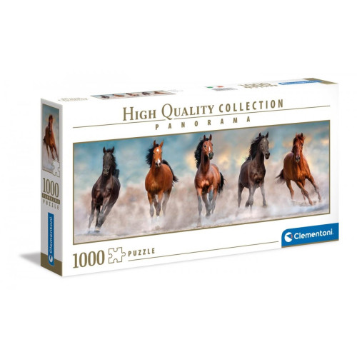 Puzzle 1000 elementów Panorama Horses -4446754