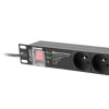 Listwa zasil.rack PDU 1U 16A 2m 7 PDU-PRO-07E-0200-BK-4452224