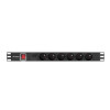Listwa zasil.rack PDU 1U 16A 2m 6 gn. PDU-06E-0200-BK-4452231
