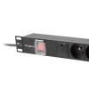 Listwa zasil.rack PDU 1U 16A 2m 6 gn. PDU-06E-0200-BK-4452232