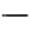 Listwa zasil.rack PDU 1U 16A 2m 8sch. PDU-08F-0200-BK-4452239