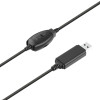 Słuchawki nauszne przewodowe RYDO USB czarne-4453259
