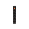 Listwa przedłużacz 1,5m 5x230 V PS1-05F-0150-BK-4453496