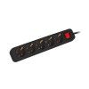 Listwa przedłużacz 3m 5x230 c PS1-05F-0300-BK-4453505