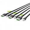 Kabel 3x GC Ray USB - Lightning 30/120/200 cm, LED-4456288