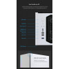 Obudowa S5 WHITE ATX Mid Tower PC Case RGB fan TG-4458779