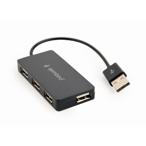 HUB 4 portowy USB czarny-4451100