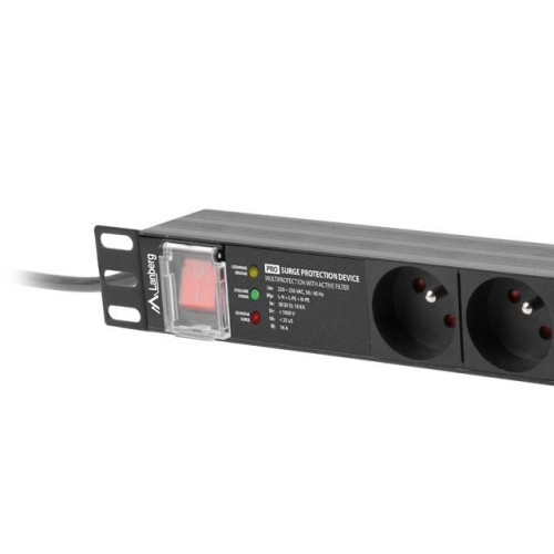Listwa zasil.rack PDU 1U 16A 2m 7 PDU-PRO-07E-0200-BK-4452224