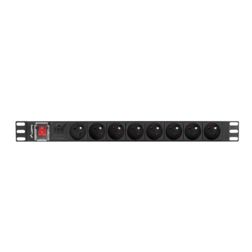 Listwa zasil.rack PDU 1U 16A 2m 8 gn. PDU-08E-0200-BK-4452235