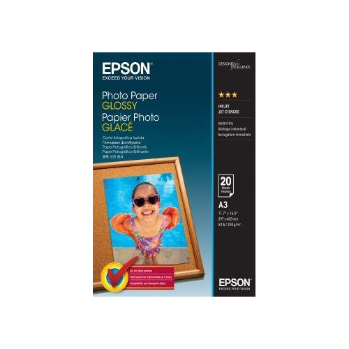 Papier Photo Glossy A3 20 arkuszy 200g/mkw-4452712